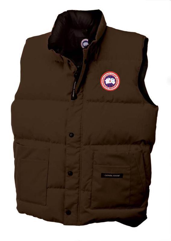 Canada Goose Freestyle Vest Brown Mens clearance
